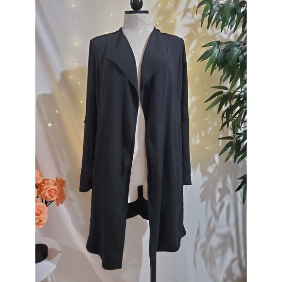Babaton Jackets & Blazers - Babaton Aritzia Flowy Modern Trench Coat Womens Size XS Silky Lightweight Black